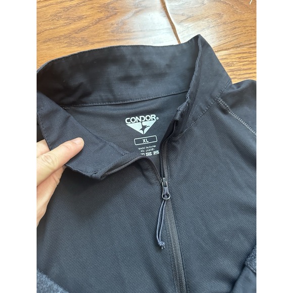 CONDOR Short Sleeve Combat Shirt GEN Size XL Men Quarter Zip Utility Pocket - Picture 2 of 11